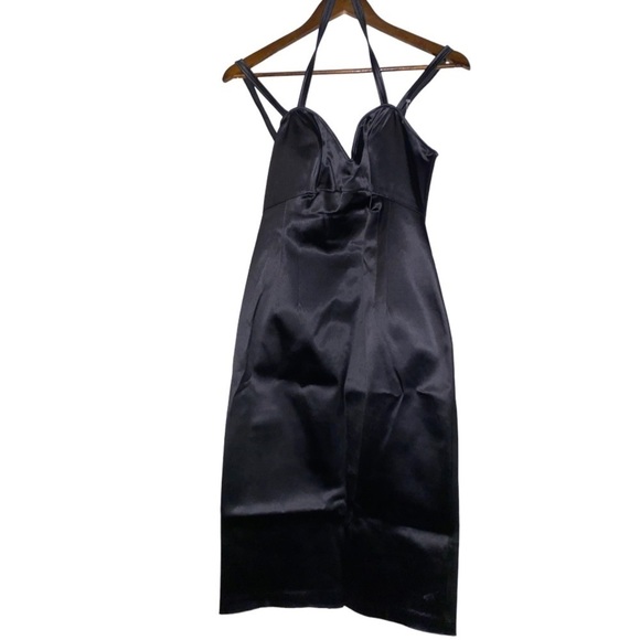 Maria Bianca Nero Halter Spaghetti Strap‎ Dress - Picture 1 of 11